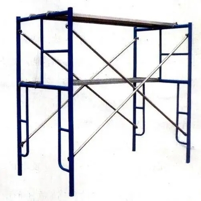 American Type 1219X1700mm Painted Galvanized Steel Ladder Frame Scaffolding Frame