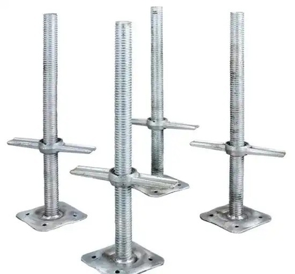 Formwork And Screw Base Jack For Layher Frame Scaffolding For Construction Ladder Scaffolding Parts