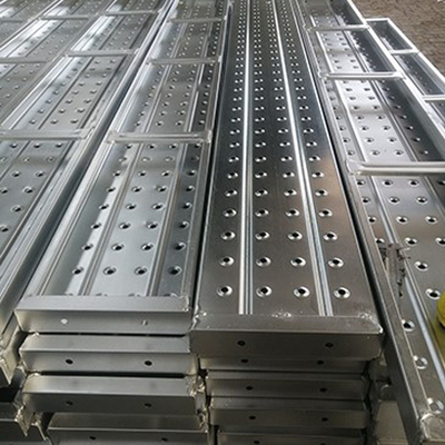Heavy-Duty Steel Staging Plank for Customized Length in Construction