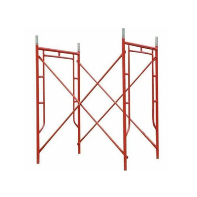 Q235 Steel / Spray Plastic Frame System Scaffolding Adaptadores De Arpas