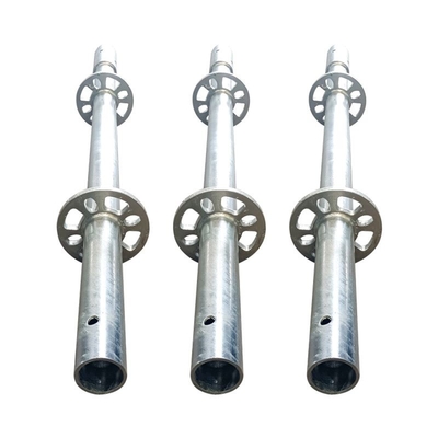 Pin Lock Scaffolding System Standard Post OD 48.3mm 3000mm Hot Dip Galvanized Steel