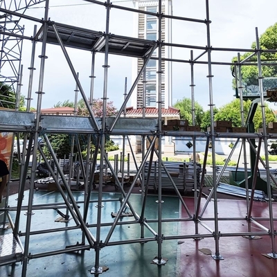 Customized Aluminum Ringlock Standard Ledger Diagonal Brace Scaffolding Parts