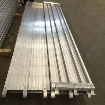 2026 Non-slip Surface 48.26cm Aluminum Platform Plank With Hook For Construction