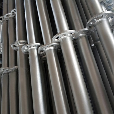 Pin Lock Scaffolding System Standard Post OD 48.3mm 3000mm Hot Dip Galvanized Steel