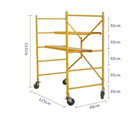 Adjustable Height Multi Function Scaffolding for Different Construction Scenarios
