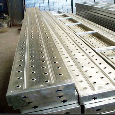 Heavy-Duty Steel Staging Plank for Customized Length in Construction
