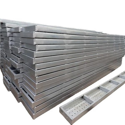 Construction Equipment Tools Hot Dip Galvanized Steel Plank Scaffold For Heavy Load Capacity