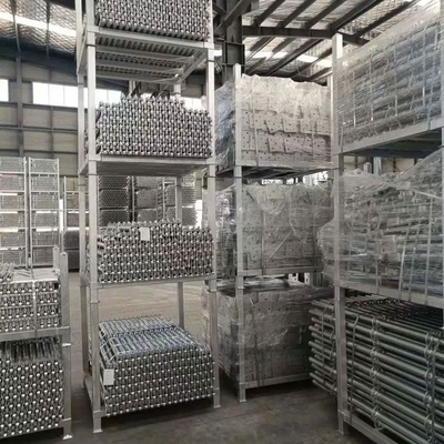 Ringlock System Scaffolding with Hot Dip Galvanized Q235 Steel Construction Scaffold